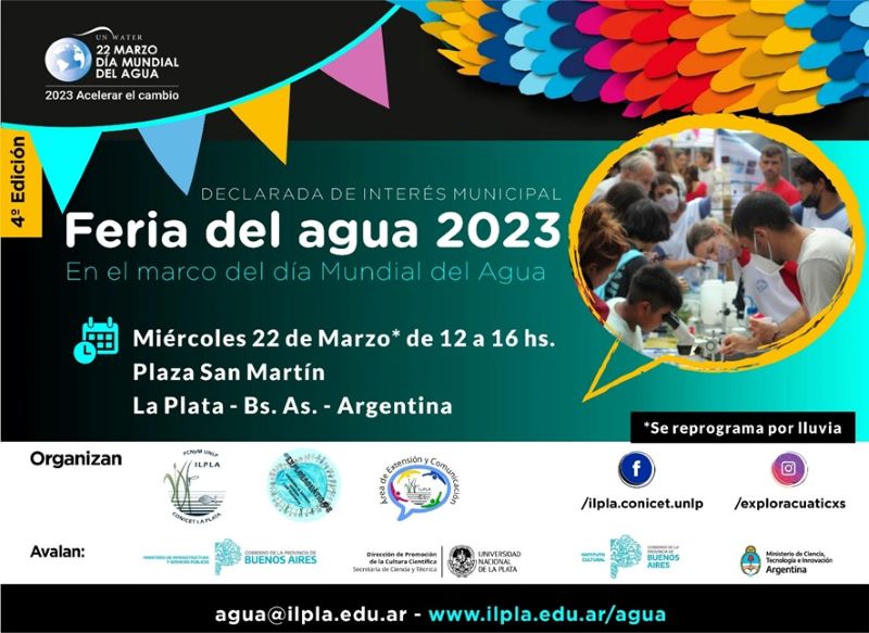 La UNLP Invita A La Feria Del Agua 2023 CLIP URBANO