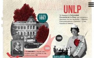 La Universidad Nacional de La Plata celebró su 115 aniversario con un especial transmedia