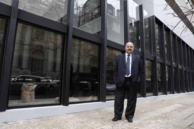Fernando Tauber recorrió las obras del flamante Edificio Fernando Tauber recorrió las obras del flamante Edificio