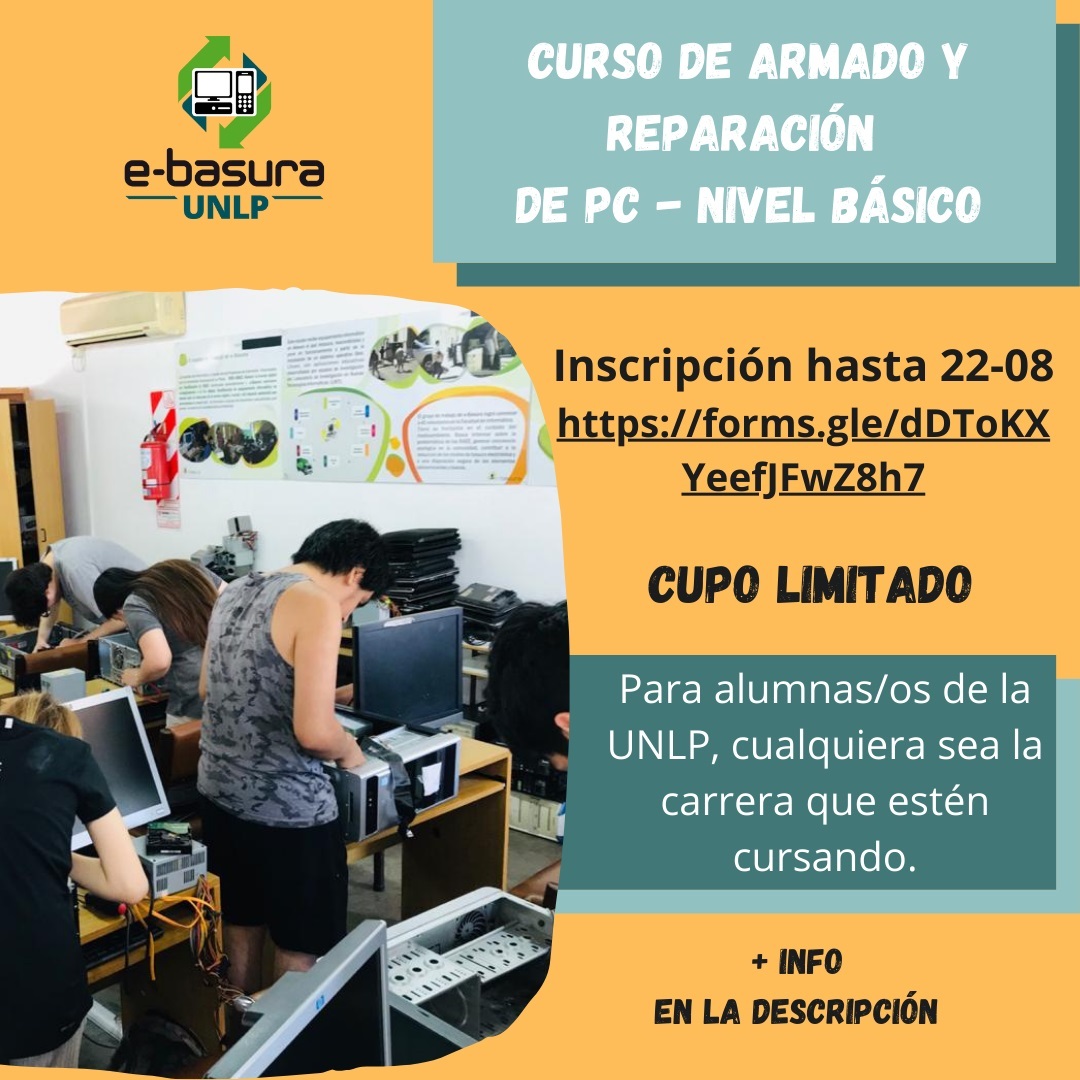 Curso de Armado y Reparación de PC para estudiantes de la UNLP Curso de Armado y Reparación de PC para estudiantes de la UNLP