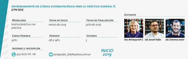Cursos de Posgrado 2018 Cursos de Posgrado 2018
