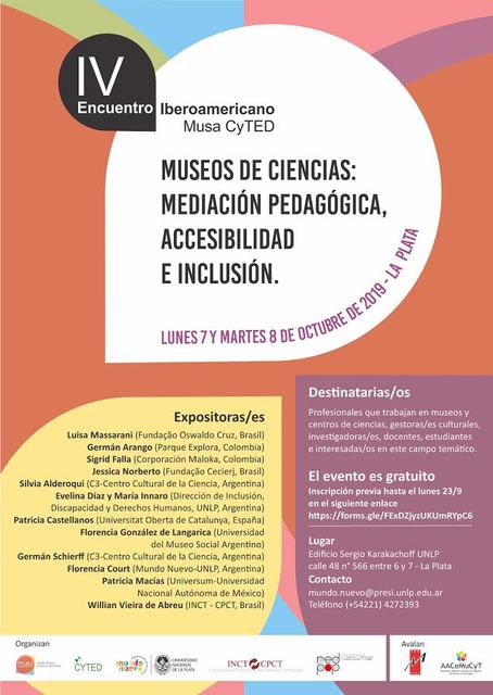 Encuentro Iberoamericano de Museos de Ciencia en la UNLP Encuentro Iberoamericano de Museos de Ciencia en la UNLP