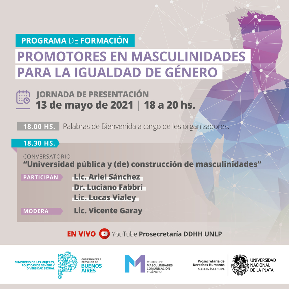 Apertura del programa de formación de promotores en masculinidades para la igualdad de género
