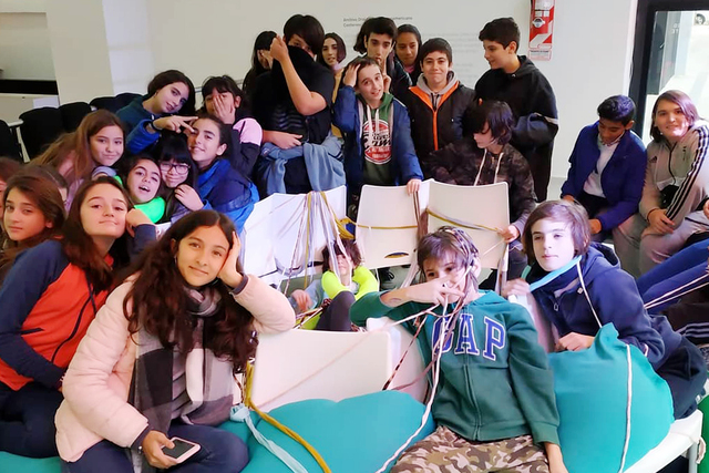 Recorridos participativos para escuelas en el Centro de Arte de la UNLP Recorridos participativos para escuelas en el Centro de Arte de la UNLP