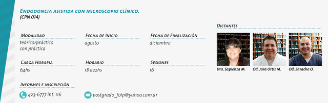 Cursos de Posgrado 2018 Cursos de Posgrado 2018