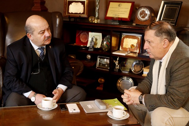 Tauber recibió la visita del presidente de la CIC Tauber recibió la visita del presidente de la CIC