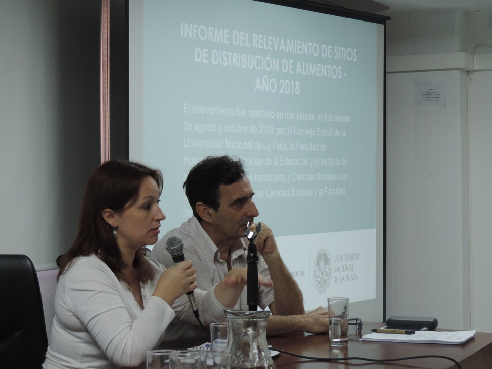 Se presentó el informe sobre los Sitios de Distribución de Alimentos en el Gran La Plata