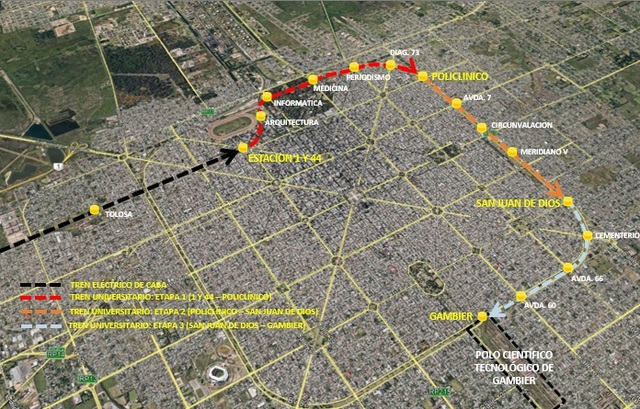La UNLP hará un polo científico tecnológico en Gambier y extenderá el Tren Universitario La UNLP hará un polo científico tecnológico en Gambier y extenderá el Tren Universitario
