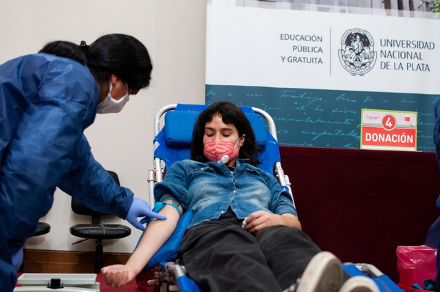 Exitosa colecta de sangre en el Rectorado Exitosa colecta de sangre en el Rectorado