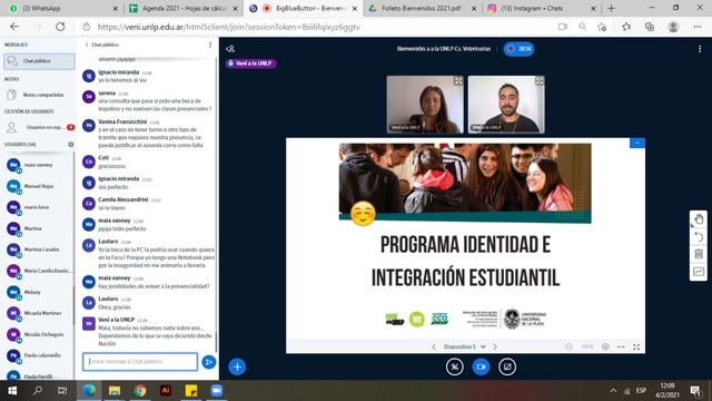 Con charlas virtuales, los ingresantes de todas las facultades tienen su bienvenida Con charlas virtuales, los ingresantes de todas las facultades tienen su bienvenida