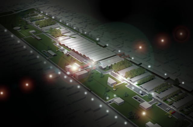 Maqueta virtual. Vista nocturna del Polo Científico Tecnológico (imagen: Sec de Planeamiento, Obras y Servicios UNLP) Maqueta virtual. Vista nocturna del Polo Científico Tecnológico (imagen: Sec de Planeamiento, Obras y Servicios UNLP)