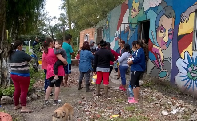 Colecta solidaria tras el temporal Colecta solidaria tras el temporal