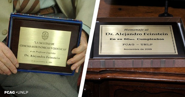 Dolor por el fallecimiento del Doctor en Astronomía, Alejandro Feinstein 