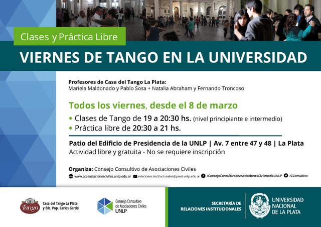 Clases de Tango y Práctica Libre Clases de Tango y Práctica Libre