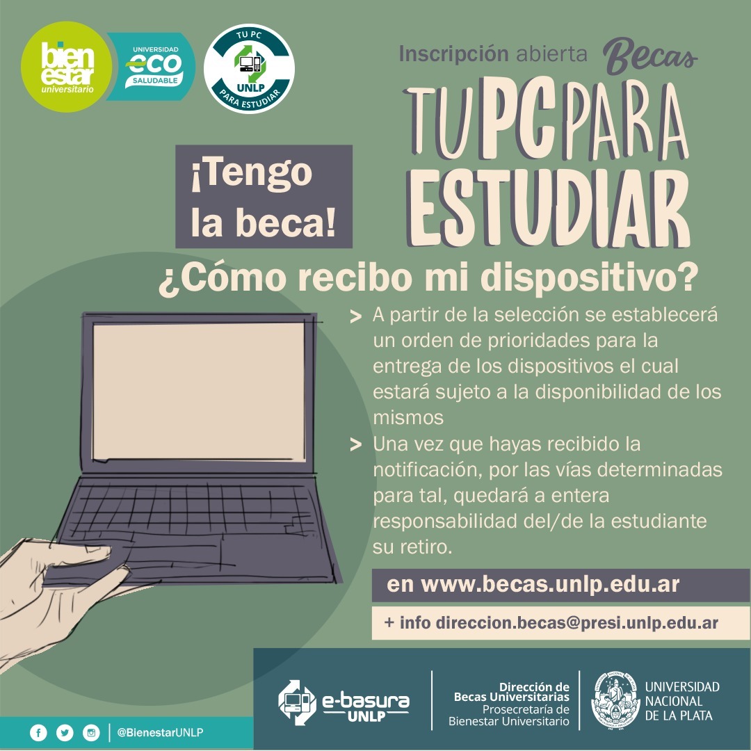 Abrió la inscripción para acceder a la beca "Tu PC para estudiar"