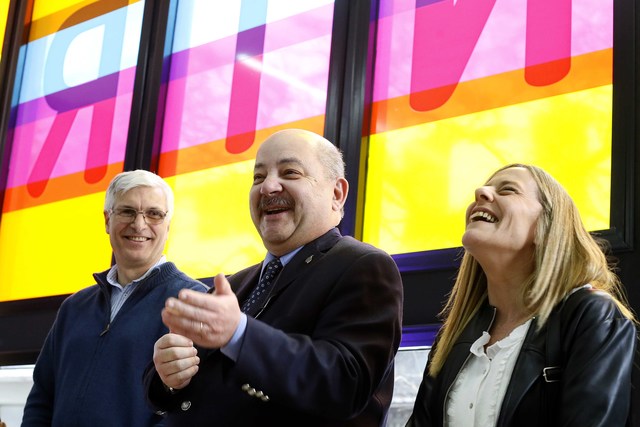 Tauber y Ciafardo encabezaron el acto de inauguración Tauber y Ciafardo encabezaron el acto de inauguración