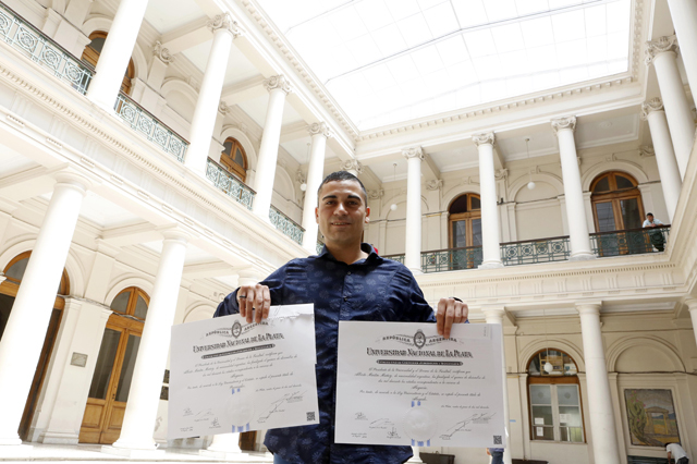 Otro graduado de la UNLP en contexto de encierro Otro graduado de la UNLP en contexto de encierro