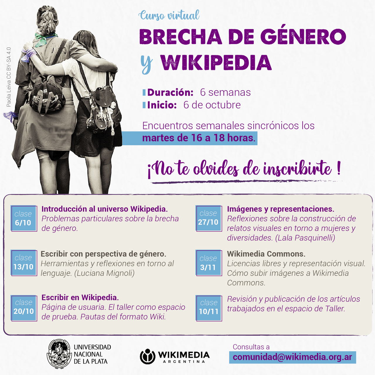 Curso virtual "Brecha de género y Wikipedia"