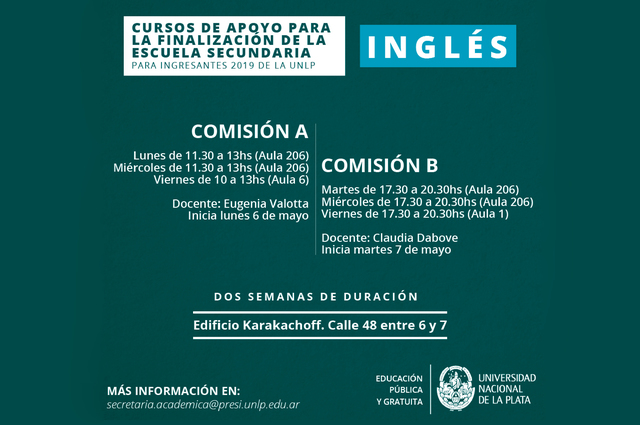 Comienzan los cursos para ingresantes que adeudan materias del secundario Comienzan los cursos para ingresantes que adeudan materias del secundario