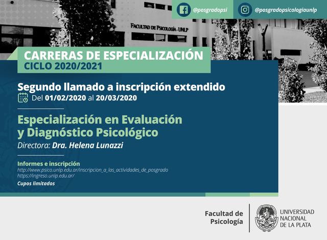 Inscripciones a carreras de posgrado. Inscripciones a carreras de posgrado.