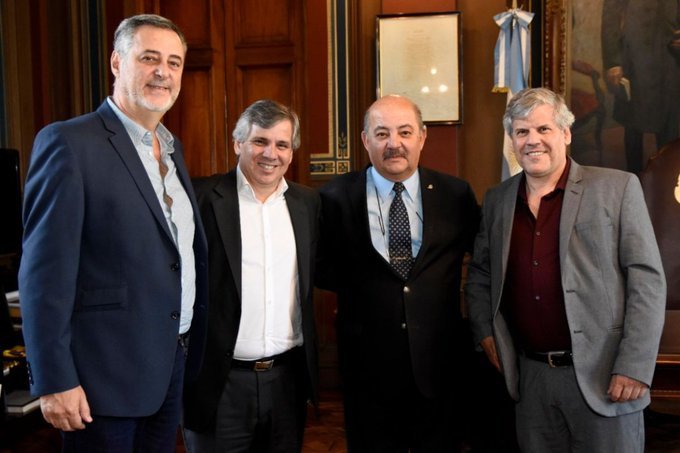 La DAM recibió al Intendente de Chivilcoy, Guillermo Britos, y el Diputado Provincial, Fabio Britos.