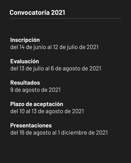 Convocatoria a participar del Programa de Apoyo a la Realización Artística y Cultural Convocatoria a participar del Programa de Apoyo a la Realización Artística y Cultural
