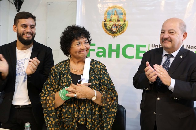 La UNLP distinguió con el título Doctora Honoris Causa a la socióloga Dora Barrancos La UNLP distinguió con el título Doctora Honoris Causa a la socióloga Dora Barrancos