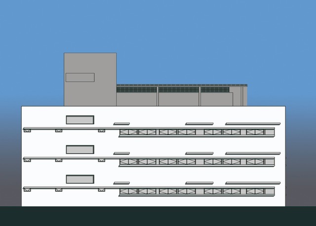 Plano del futuro edificio de investigación en Ciencias Exactas Plano del futuro edificio de investigación en Ciencias Exactas