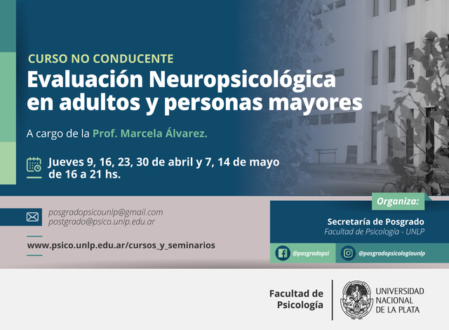 Cursos, seminarios y congresos de Posgrado Cursos, seminarios y congresos de Posgrado