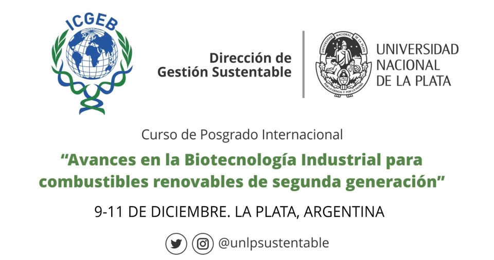 Curso de Posgrado Internacional “Avances en la Biotecnología Industrial para combustibles renovables de segunda generación”