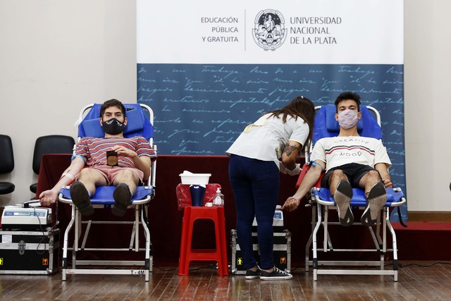 Se realizó con éxito una nueva campaña de donación de sangre en la UNLP