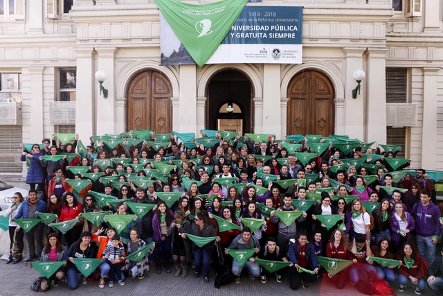 Pañuelazo en el Rectorado Pañuelazo en el Rectorado