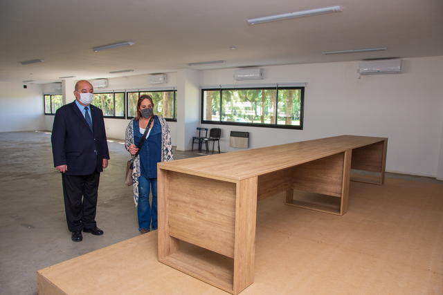 En pandemia también se realizaron obras en la facultad de Humanidades En pandemia también se realizaron obras en la facultad de Humanidades