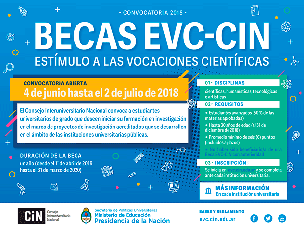 flyer Becas EVC CIN flyer Becas EVC CIN