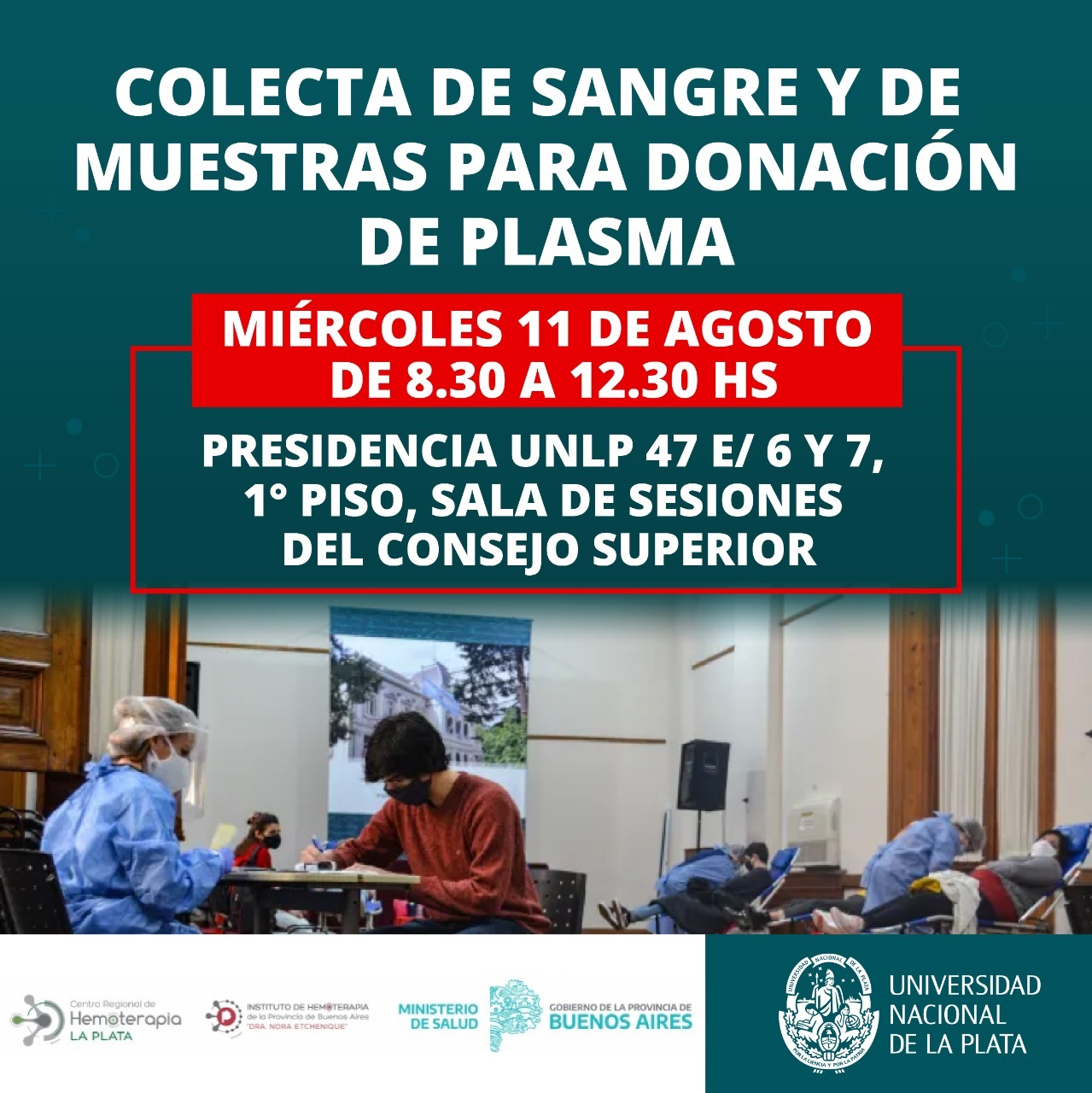 Colecta de sangre y de muestras para donación de plasma Colecta de sangre y de muestras para donación de plasma