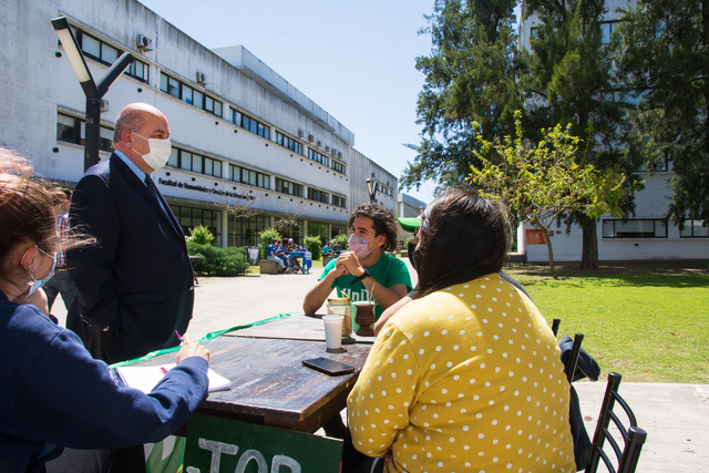 En pandemia también se realizaron obras en la facultad de Humanidades En pandemia también se realizaron obras en la facultad de Humanidades
