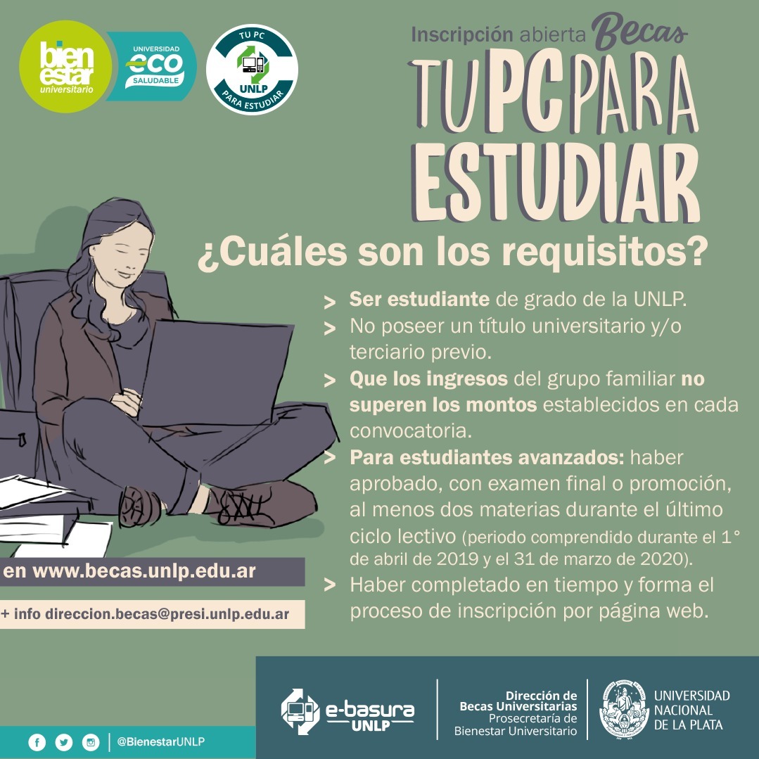 Abrió la inscripción para acceder a la beca "Tu PC para estudiar"