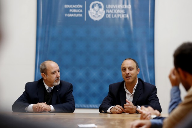 Raúl Perdomo junto a Javier Orlandoni Raúl Perdomo junto a Javier Orlandoni