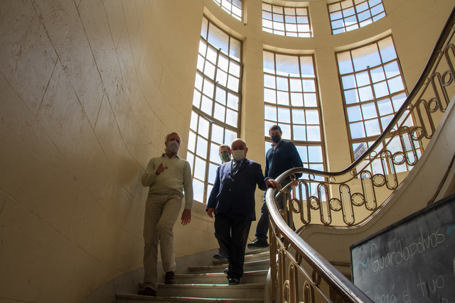 La agenda incluyó recorrida por las obras de Cs Exactas junto al decano Erben La agenda incluyó recorrida por las obras de Cs Exactas junto al decano Erben
