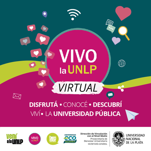 Se encuentra abierta la inscripción para participar de la experiencia Vivo la UNLP Se encuentra abierta la inscripción para participar de la experiencia Vivo la UNLP