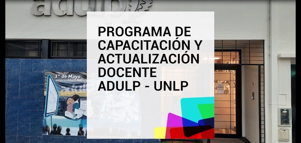 Se extiende la inscripción a los cursos del Programa UNLP-Adulp 2022 