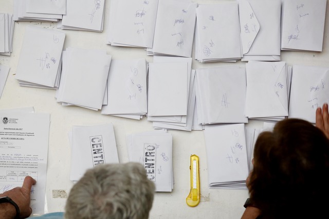 Resultado de la elección del claustro de estudiantes Resultado de la elección del claustro de estudiantes
