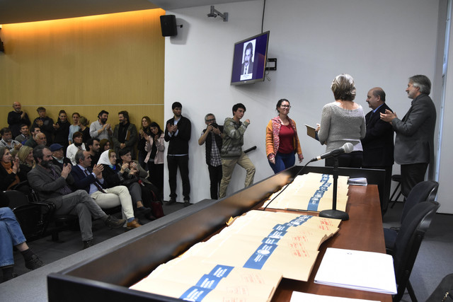 La UNLP entregó legajos reparados de víctimas del terrorismo del Estado La UNLP entregó legajos reparados de víctimas del terrorismo del Estado