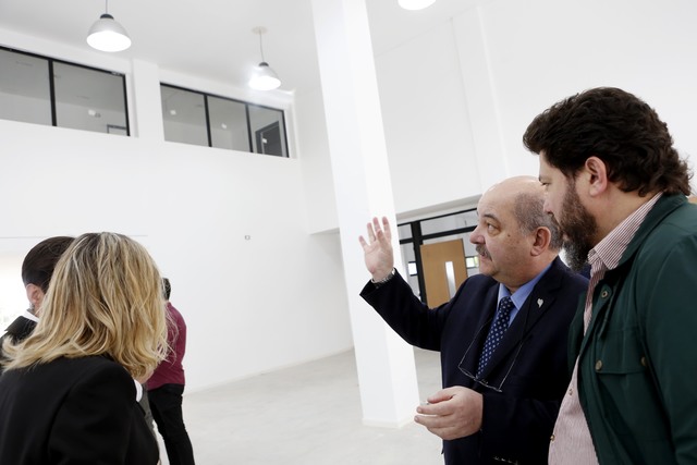El presidente Tauber recorrió las instalaciones junto a autoridades de la UNLP y de la Facultad El presidente Tauber recorrió las instalaciones junto a autoridades de la UNLP y de la Facultad