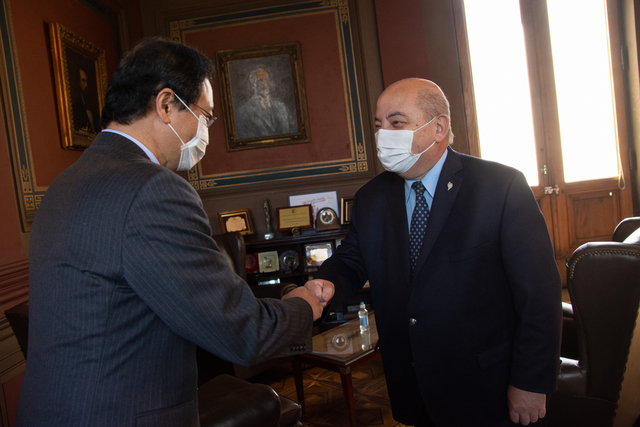 El embajador del Japón y representantes de la Agencia de Cooperación JICA, visitaron la UNLP El embajador del Japón y representantes de la Agencia de Cooperación JICA, visitaron la UNLP