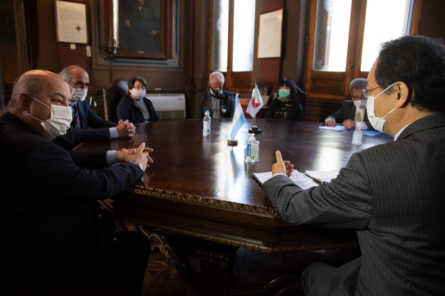 El embajador del Japón y representantes de la Agencia de Cooperación JICA, visitaron la UNLP El embajador del Japón y representantes de la Agencia de Cooperación JICA, visitaron la UNLP