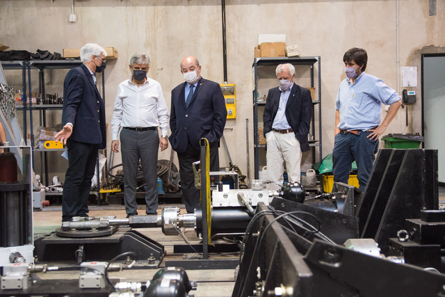 La recorrida incluyó el CTA de Ingeniería La recorrida incluyó el CTA de Ingeniería