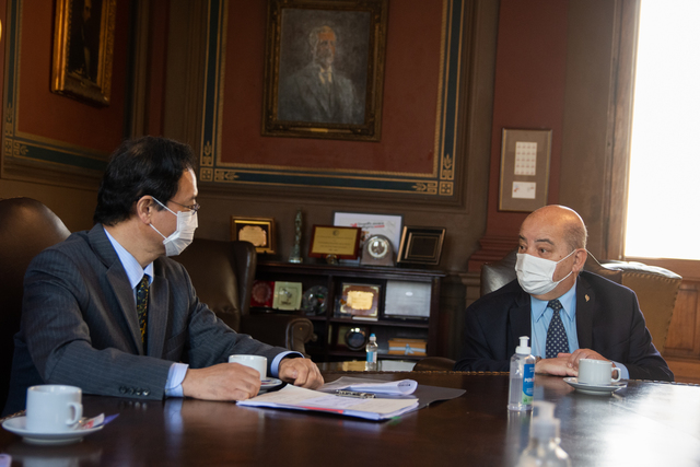 El embajador del Japón y representantes de la Agencia de Cooperación JICA, visitaron la UNLP El embajador del Japón y representantes de la Agencia de Cooperación JICA, visitaron la UNLP