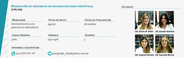 Cursos de Posgrado 2018 Cursos de Posgrado 2018