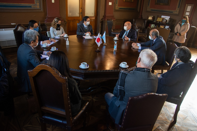 El embajador del Japón y representantes de la Agencia de Cooperación JICA, visitaron la UNLP El embajador del Japón y representantes de la Agencia de Cooperación JICA, visitaron la UNLP